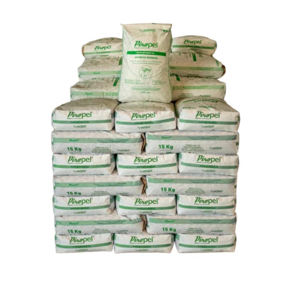 Hueso de Aceituna Certificado Piropel 70 Sacos de 15 kg