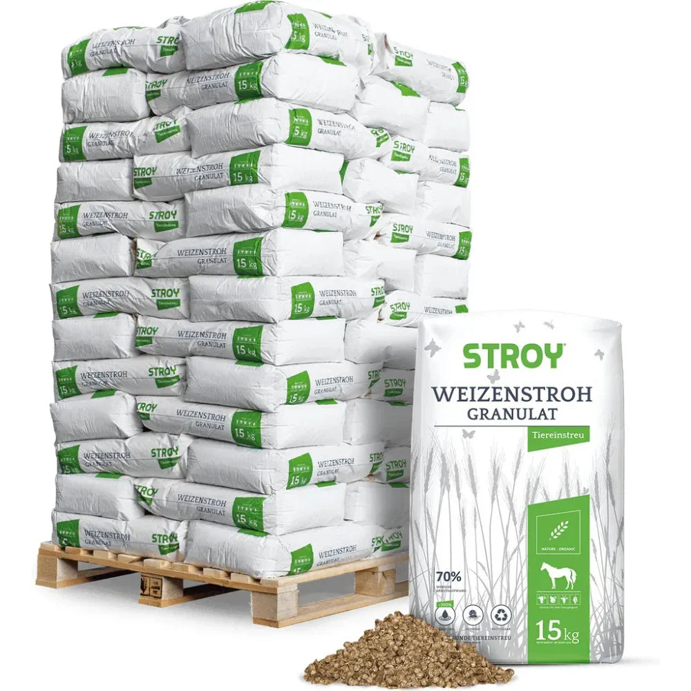 Granulado de paja – 15 kg x 65 sacos